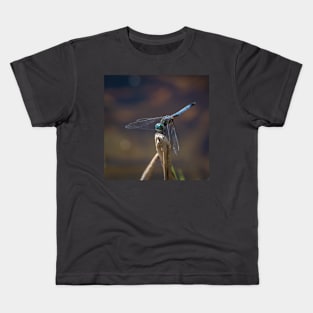 Blue Dasher Dragonfly Kids T-Shirt